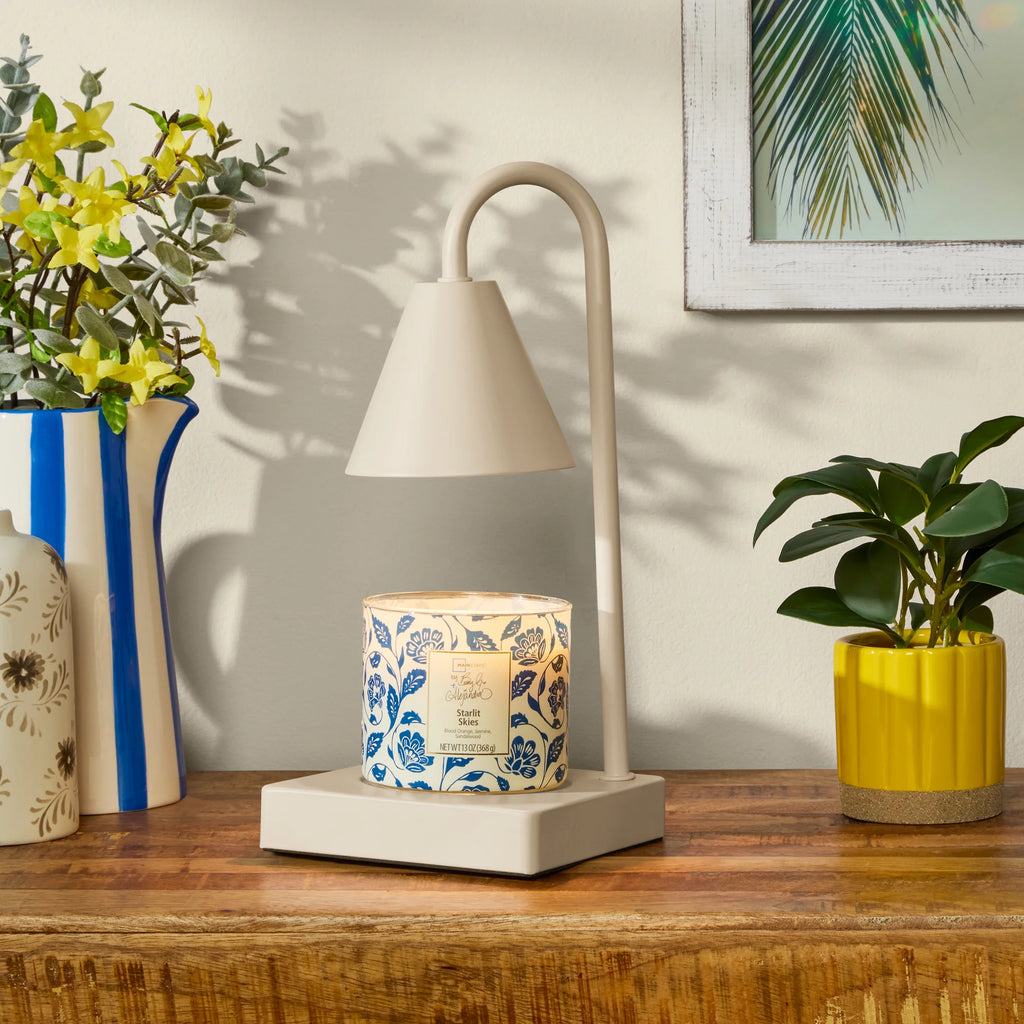 Candle Warmer Lamp, Wax Candle Warmer for Home Fragrance, Beige